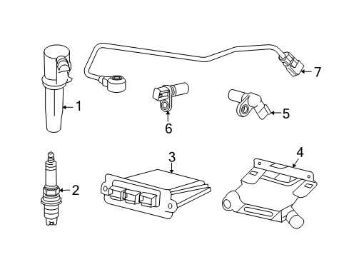 2009 Mercury Mariner ECM Diagram for 9L8Z-12A650-ABB