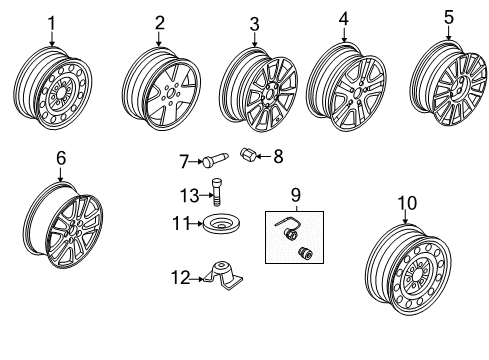 2006 Ford Fusion Wheels Diagram