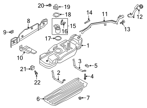 2025 Ford Expedition Fuel System Components Diagram 2 - Thumbnail