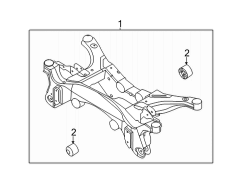 2024 Ford Maverick Rear Suspension Diagram