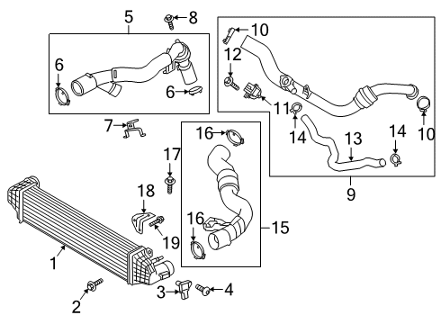 2025 Ford Explorer Intercooler - Belts Diagram 2 - Thumbnail