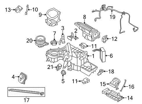 2009 Ford F-150 Blower Motor & Fan Diagram 2 - Thumbnail