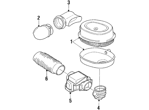1986 Ford Mustang Air Inlet Diagram