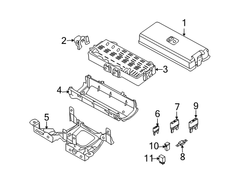 2007 Lincoln Mark LT Electrical Components Diagram 2 - Thumbnail