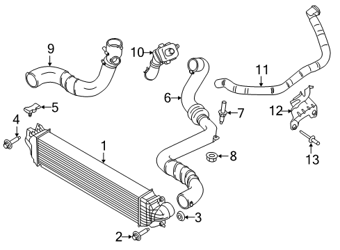 2015 Ford Fusion Intercooler - Air Diagram 2 - Thumbnail