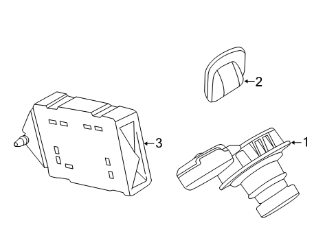 2017 Ford Transit Connect Parking Aid Diagram 2 - Thumbnail