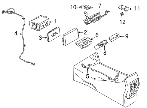 2015 Ford C-Max Switches Diagram 3 - Thumbnail