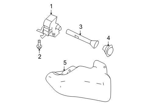 2009 Ford F-150 Guide Diagram for 4L3Z-1A433-AA