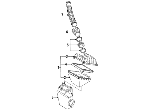 1992 Ford Thunderbird Powertrain Control Diagram