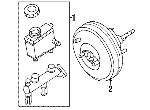 2003 Ford Escort Dash Panel Components Diagram