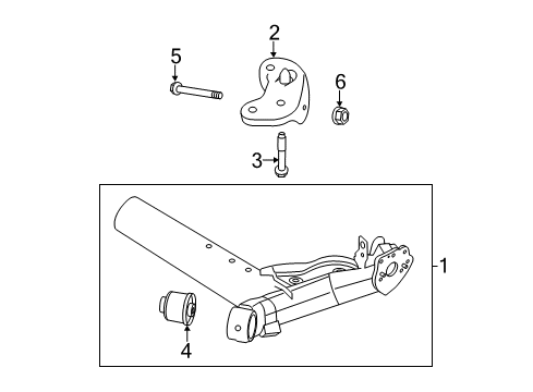 2015 Ford Fiesta Rear Suspension Components Diagram 2 - Thumbnail