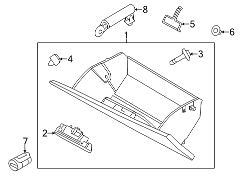 2014 Ford Special Service Police Sedan Glove Box Diagram