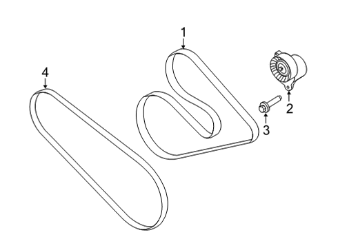 2021 Ford Transit-350 HD Belts & Pulleys - Belts Diagram 2 - Thumbnail