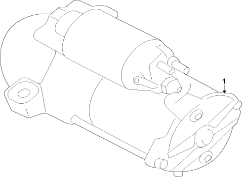 2022 Ford Edge Starter Diagram 3 - Thumbnail