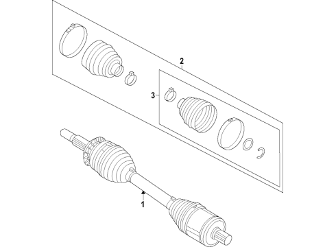 2024 Ford Mustang Mach-E Rear Axle Diagram