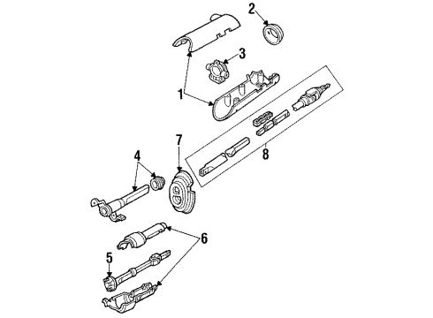 1988 Lincoln Town Car Housing & Components Diagram
