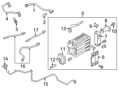 2010 Ford F-150 Vapor Canister Diagram 5 - Thumbnail