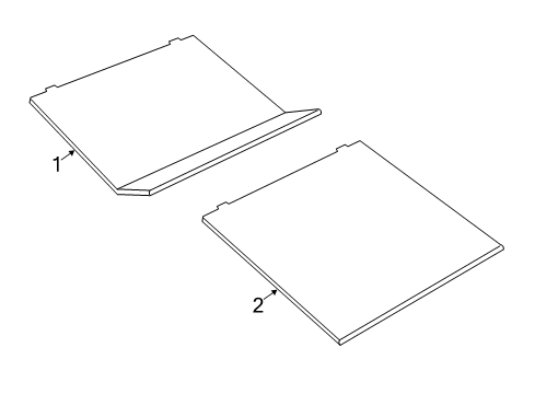 2022 Ford F-150 Cover - Tonneau Diagram for VML3Z-84501A42-C