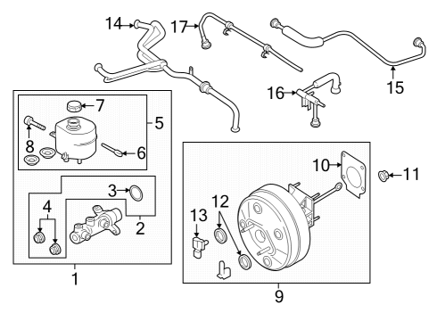 2025 Ford F-350 Super Duty Dash Panel Components Diagram 2 - Thumbnail