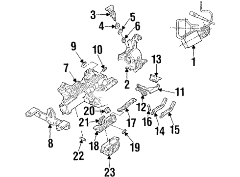 1993 Ford Crown Victoria Housing & Components Diagram