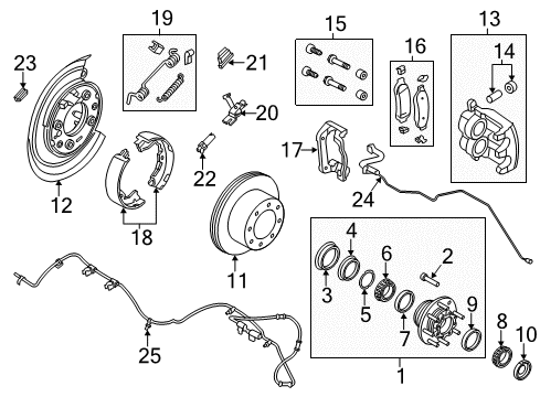 2013 Ford F-250 Super Duty Anti-Lock Brakes Diagram 3 - Thumbnail