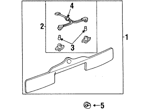 2000 Mercury Villager Rear Reflector Diagram