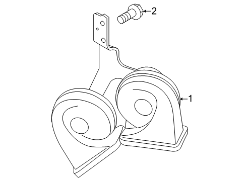 2025 Ford Transit-150 Horn Diagram
