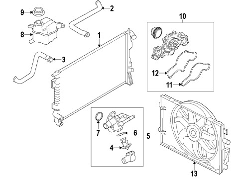 2012 Ford Taurus Cooling Fan Diagram 3 - Thumbnail