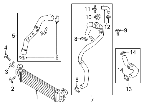 2018 Lincoln Continental Intercooler - Air Diagram 2 - Thumbnail