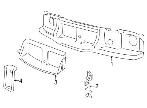 2011 Lincoln Town Car Front Panel Diagram