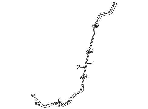 2019 Ford Flex Rear A/C Lines Diagram