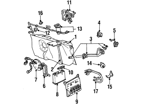 1999 Ford Crown Victoria Fuel Supply Diagram