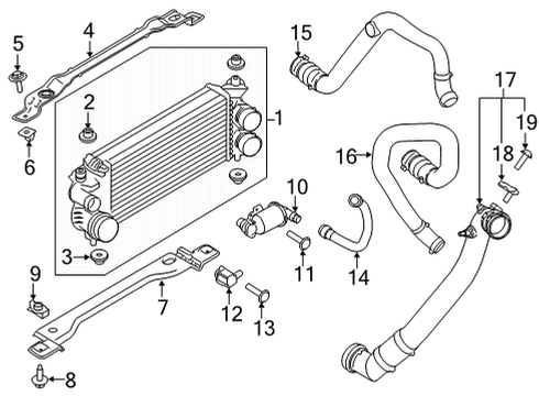 2023 Ford F-150 Intercooler - Belts Diagram 4 - Thumbnail