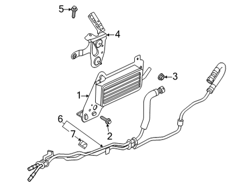 2023 Ford F-150 Oil Cooler - Transmission Diagram 3 - Thumbnail