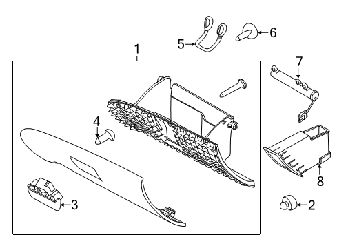 2010 Ford Fusion Glove Box Diagram 2 - Thumbnail