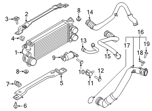 2025 Ford F-150 Intercooler - Air Diagram 2 - Thumbnail