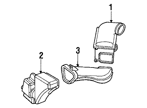 1988 Mercury Sable Air Intake Diagram