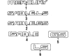 Mercury Sable Emblem Diagram - F8DZ7442528BA