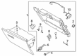 Lincoln Aviator Glove Box Diagram - LC5Z-7806024-AE