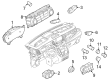 Ford E-Transit Shift Knob Diagram - NK4Z-7P155-D