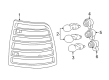 Mercury Mountaineer Back Up Light Diagram - 1L2Z-13405-BA