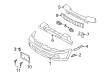 Lincoln Navigator Grille Diagram - 5L7Z-17D635-AAC