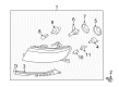 Lincoln MKZ Headlight Diagram - 9H6Z-13008-F