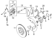 Ford Backing Plate Diagram - CV6Z-2K005-C
