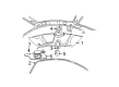 Ford Taurus Dome Light Diagram - F4DZ-13783-A