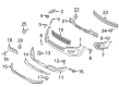 Ford Bumper Cover Diagram - FB5Z-17D957-FA