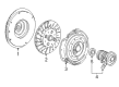 Ford Clutch Slave Repair Kit Diagram - 9L5Z-7A508-A