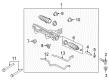 Ford Rack & Pinion Bushing Diagram - 7L1Z-3C716-D