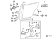 Ford Explorer Sport Trac Interior Door Handle Diagram - 6L2Z-78266B40-BE