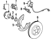 Mercury Cougar ABS Reluctor Ring Diagram - F6SZ-2C189-AA